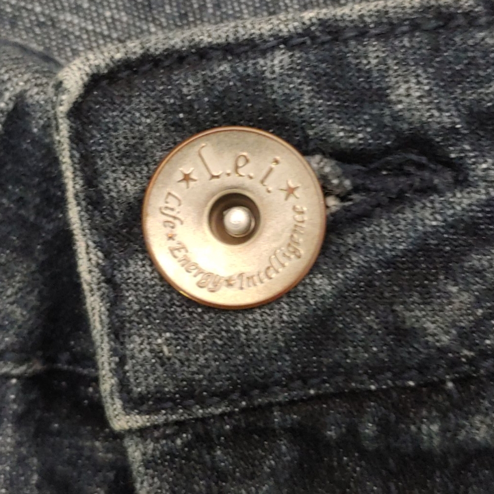 L.e.i. Ashley Junior's Size 7 Lowrise Skinny Jeans - Picture 5 of 8